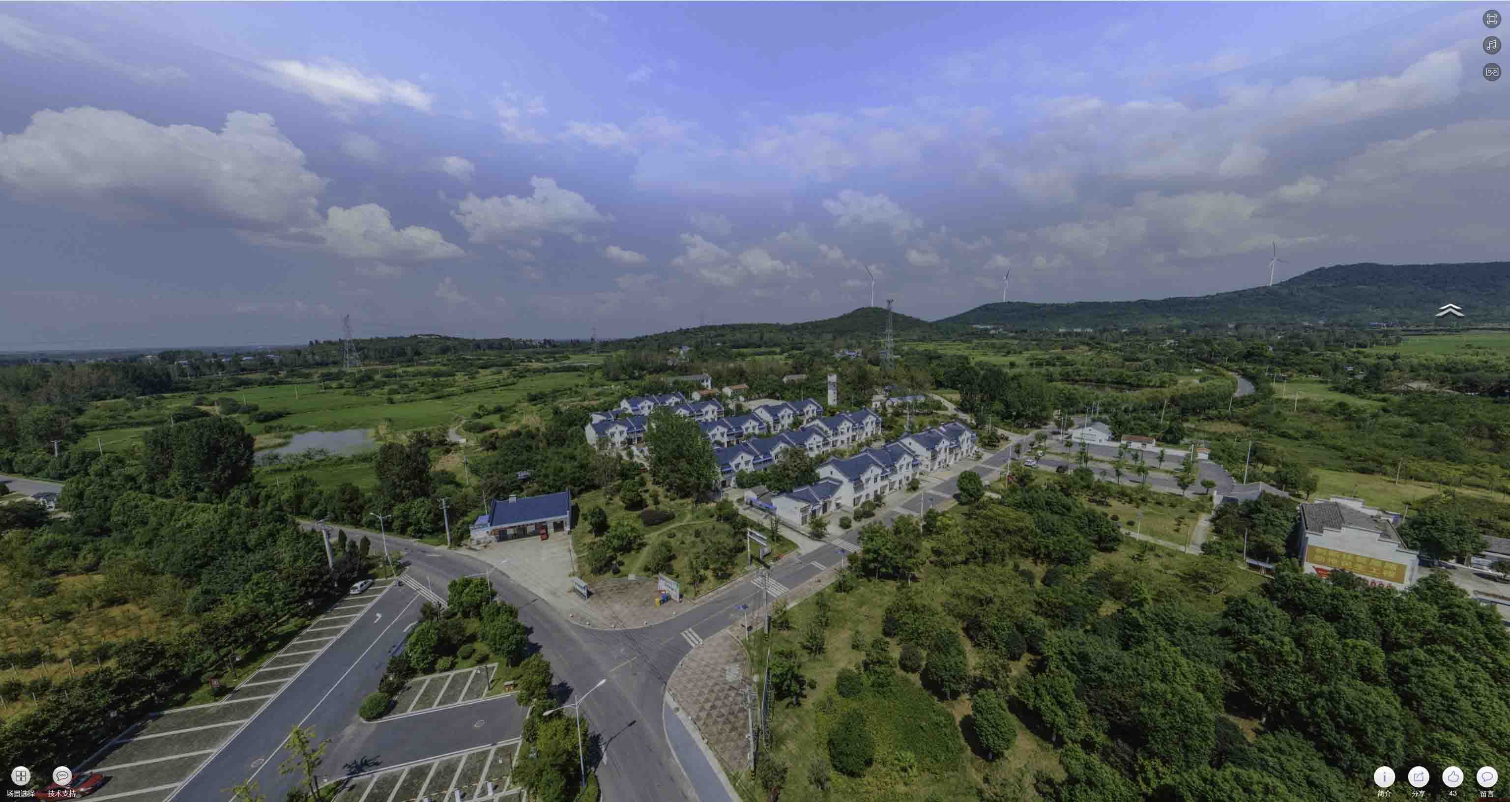 通海口镇360全景拍摄：记录生活每一刻的完整视角——在手绘地图中的创意应用